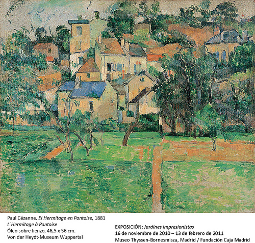 "El Hermitage en Pontoise", de Paul Cézanne