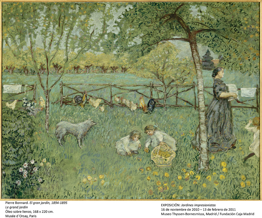 "El gran jardín", de Pierre Bonnard