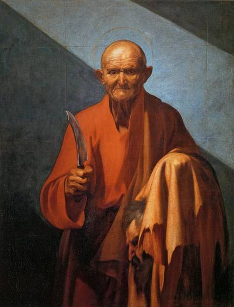 "San Bartolomé", perteneciente a la colección de la Fondazione di Studi di Storia dell' Arte Roberto Longhi