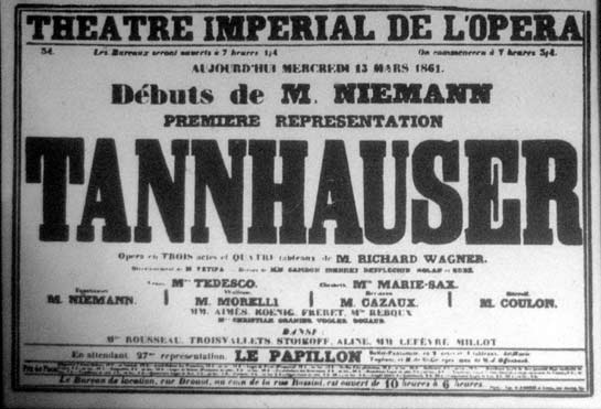 "Tannhäuser" se estrenó originalmente en Dresde, en 1845. Photo: Bayreuth